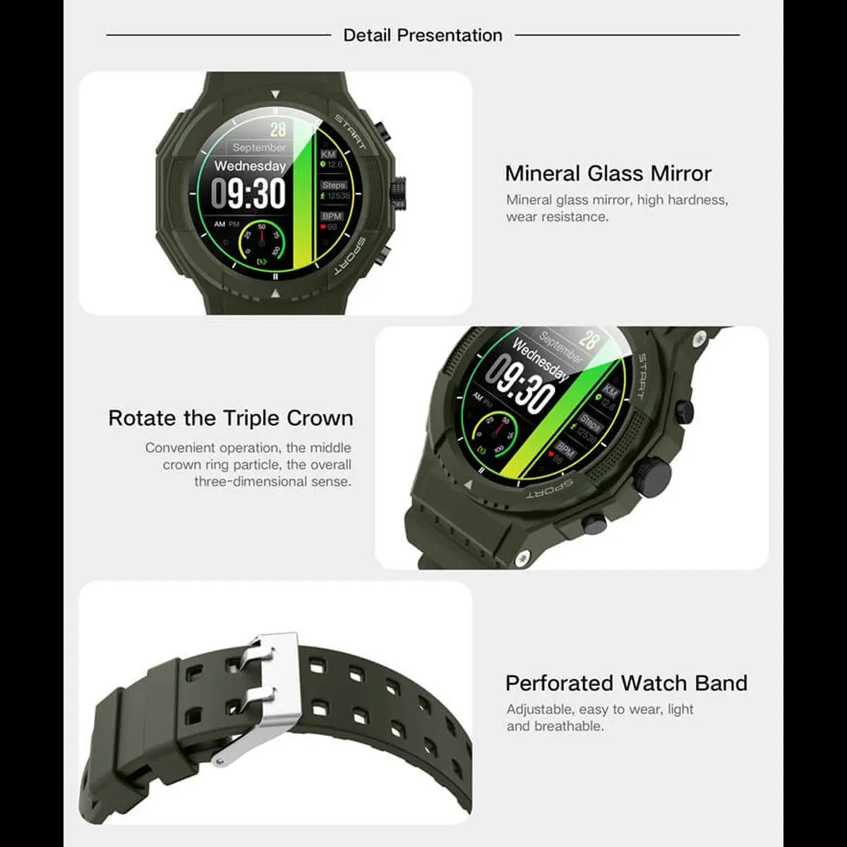 Reloj Inteligente Smartwatch G01 Fralugio Gps Glonass Bds Hd Fralugio