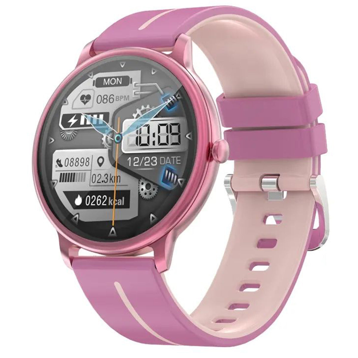 Reloj Smartwatch G98 Fralugio Full Touch Hr Hd Mide Glucosa