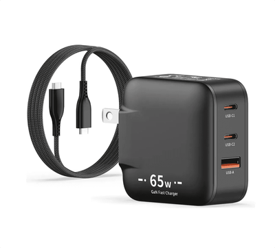 Gan Cargador 65w Estación Carga Rápida Con 2m Cable - Gadgets y Tecnología en Fralugio México