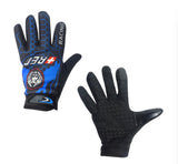 Guantes racing con estampado de calavera en gris — imagen 3 de 3