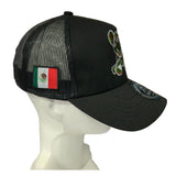 Gorra Trucker Negra Bordado 3D Malla Ajustable - Gadgets y Tecnología en Fralugio México — imagen 5 de 6