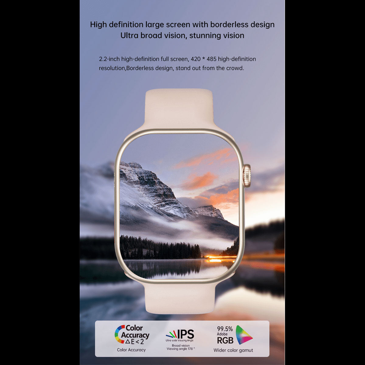 Smartwatch Reloj Inteligente Fralugio GS9 Pro Max Pantalla HD IA Monitoreo de Salud
