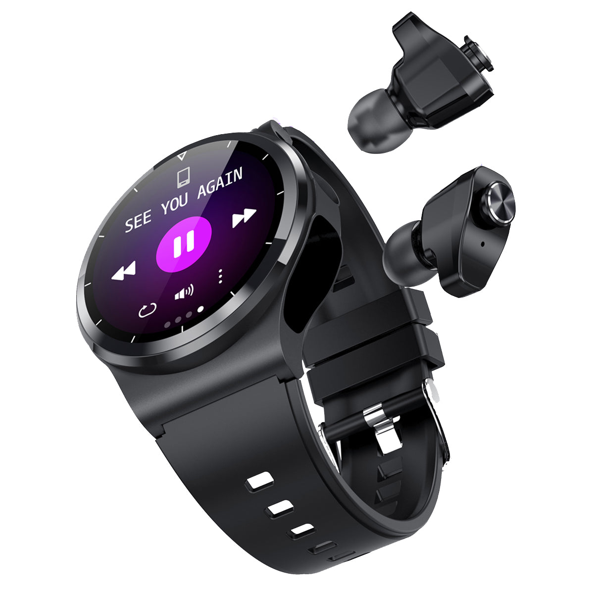 Reloj Inteligente Smart watch Con Audífonos Gt69 Fralugio Tws