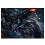 Guardabarros Trasero Racing con Soportes CNC Tornasol - Gadgets y Tecnología en Fralugio México — imagen 5 de 5