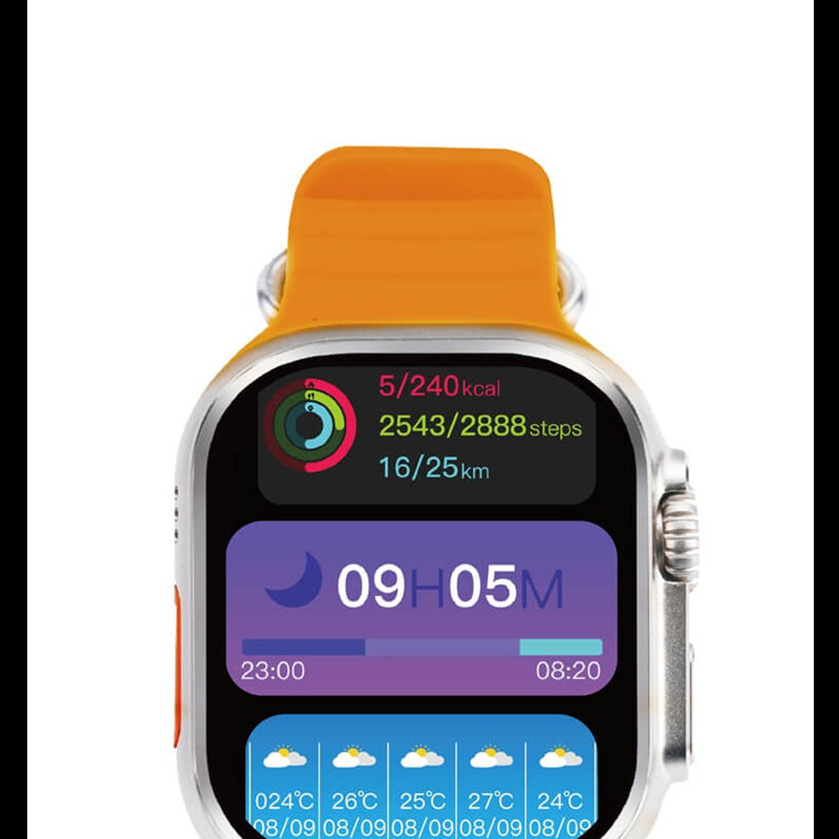 Smartwatch Reloj Inteligente Fralugio H12 Ultra Se Con Brújula