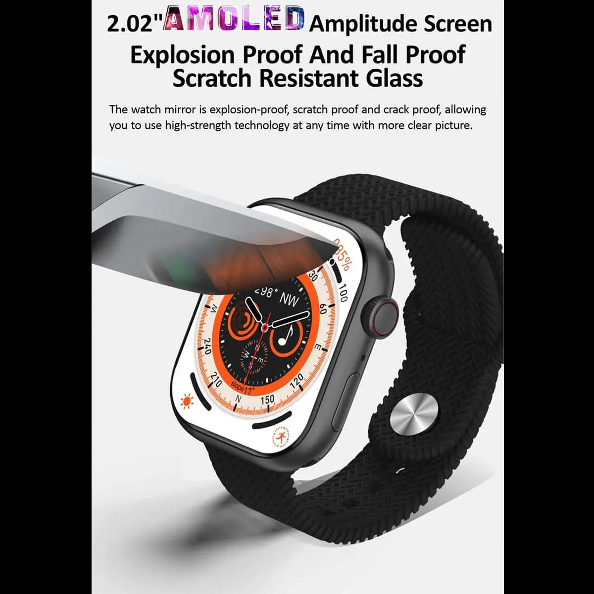 Reloj Inteligente Hk9 Pro Max Smartwatch Fralugio Amoled Hd Fralugio