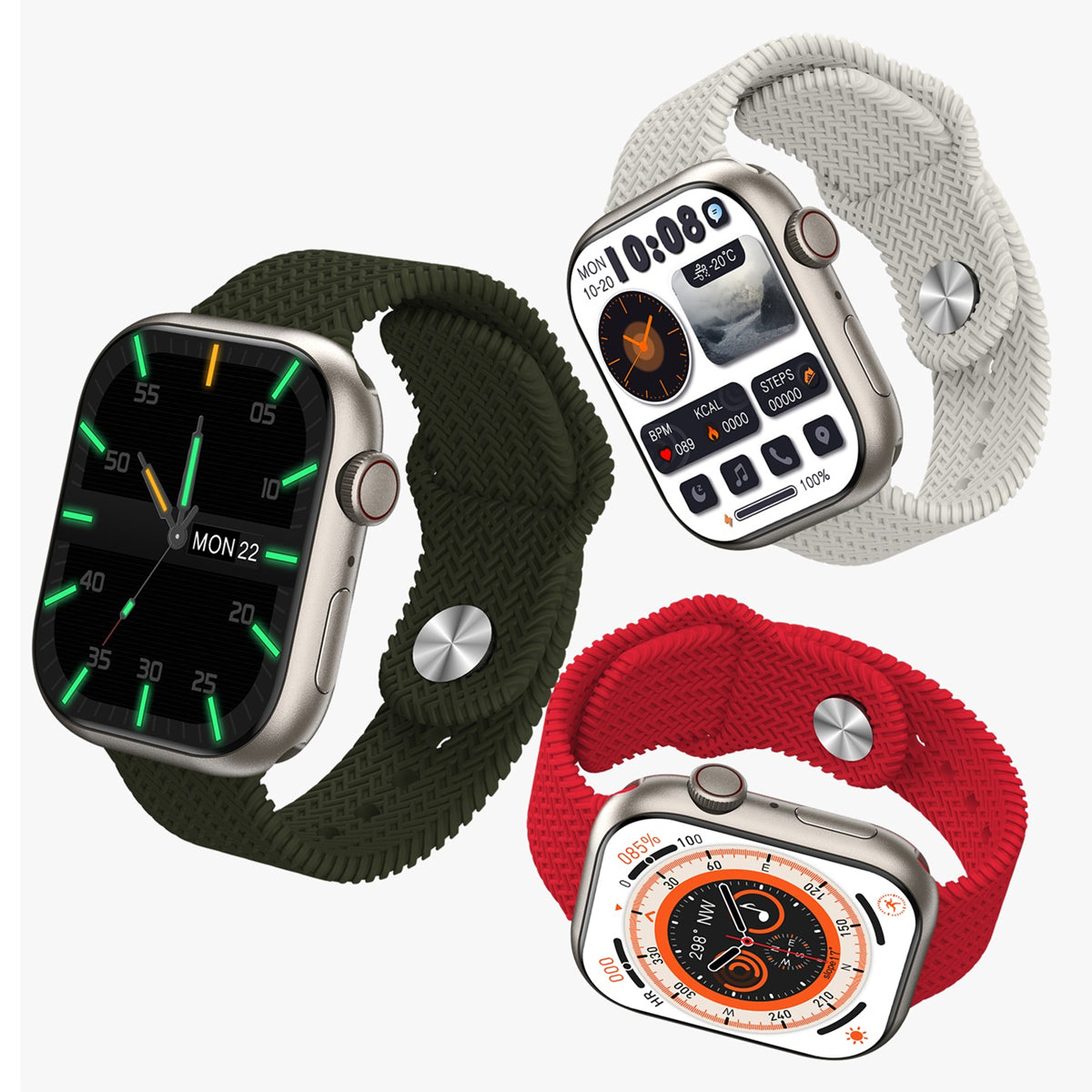 Reloj Inteligente Smartwatch Hk9 Pro Fralugio Mide Glucosa