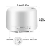 Humidificador Difusor Aromático 500ml Con Bluetooth