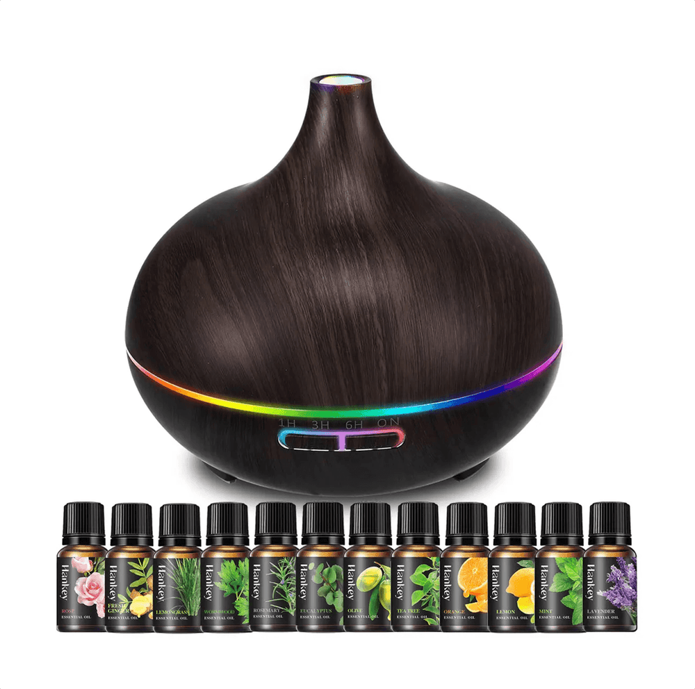 Humidificador , Difusor De Aroma Eléctrico 550ml+12 Aceites