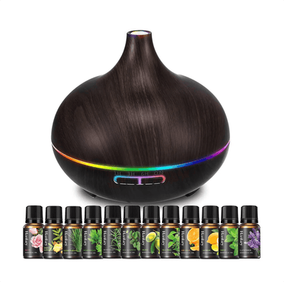 Humidificador , Difusor De Aroma Eléctrico 550ml+12 Aceites - Gadgets y Tecnología en Fralugio México