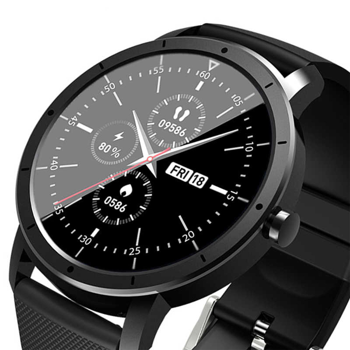 Fralugio Smartwatch Reloj Inteligente Hw21 Pantalla Táctil Redonda