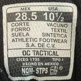 Botas tácticas de piel impermeables en color negro con cierre lateral — imagen 4 de 5