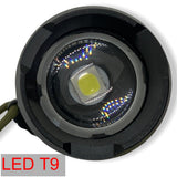 Lámpara táctica LED T9 de 10000 lúmenes con zoom manual — imagen 3 de 5