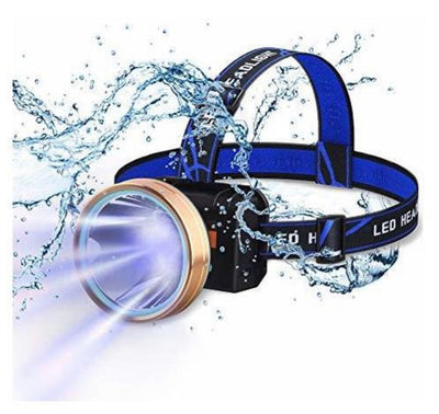 Lámpara minera de cabeza con recubrimiento de silicón resistente al agua