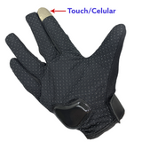 Guantes de motociclista con almohadilla en la palma color negro — imagen 2 de 2