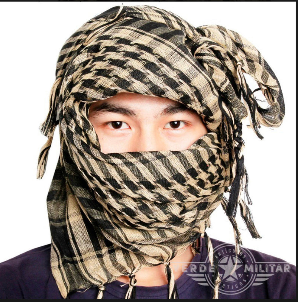 Palestina pashmina de 50% algodón y 50% poliéster