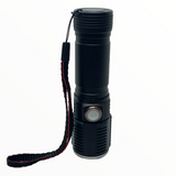 Lámpara LED T6 con botón touch, zoom, batería 26650 y carga USB — imagen 2 de 2