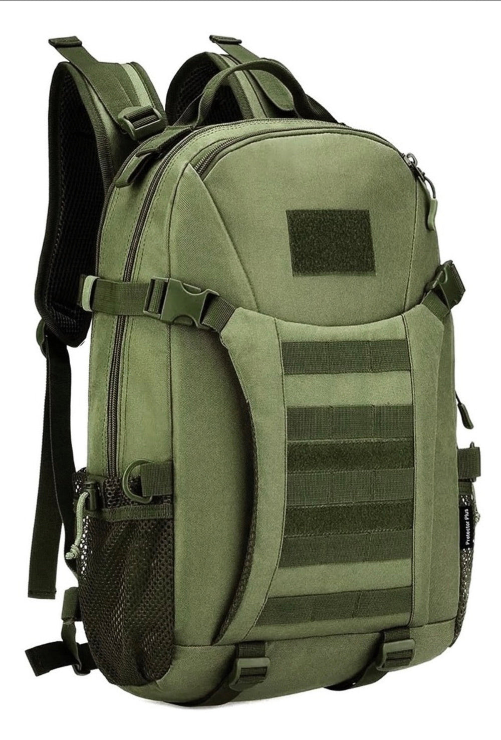 Mochila escolar de 40 litros impermeable en negro, caqui o verde militar