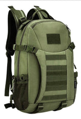 Mochila escolar de 40 litros impermeable en negro, caqui o verde militar — imagen 1 de 10