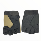 Guantes con diseño de calavera y dedos descubiertos en negro — imagen 2 de 2