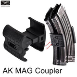 Clip acoplador de cargadores AK-47 para airsoft en color negro — imagen 1 de 3