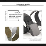 Cinturón táctico nylon impermeable ajustable para outdoor y campismo — imagen 4 de 4