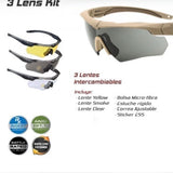 Lentes balísticos con 3 micas intercambiables antifog — imagen 3 de 6