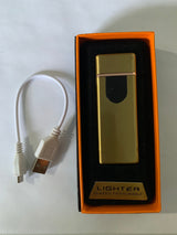 Encendedor eléctrico touch de resistencia recargable por USB en varios colores — imagen 2 de 4