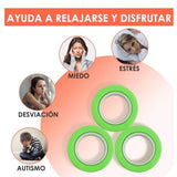 Set de 3 anillos magnéticos antiestrés para girar en los dedos — imagen 5 de 9