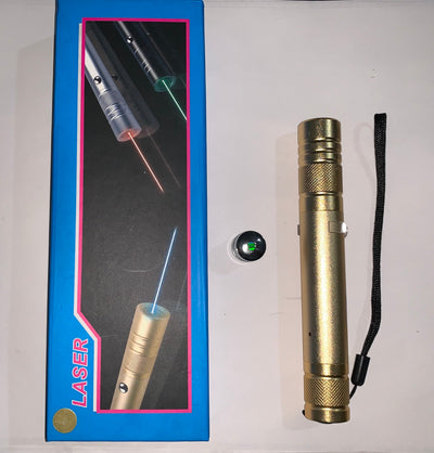 Puntero láser verde con efecto multipuntos y largo alcance DZ710J