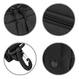 Mariconera con correa ajustable y sistema molle en negro — imagen 6 de 10