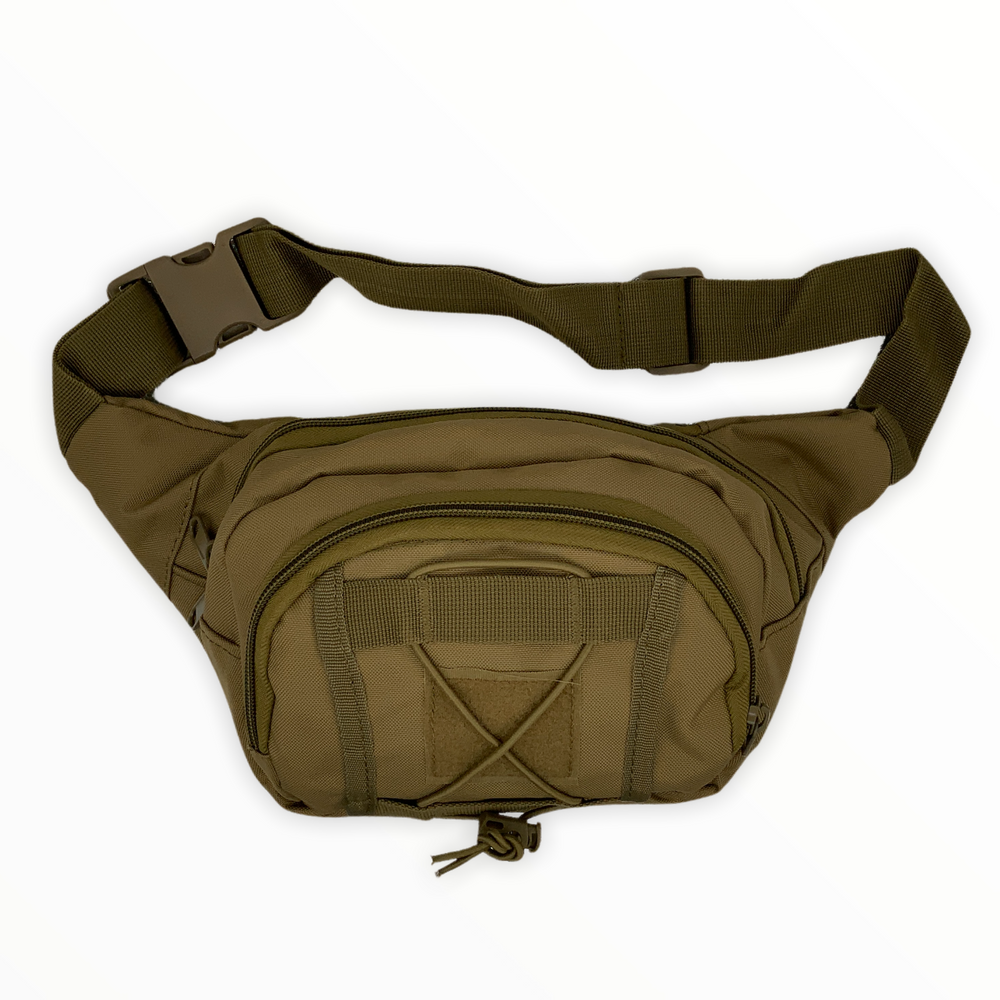 Cangurera táctica de 6 litros con sistema MOLLE y panel para parches