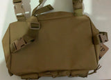 Chest bag táctico caqui de 5 litros con compartimento porta armas — imagen 2 de 10