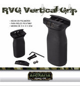 Empuñadura frontal táctica negra de nylon tipo RVG-MOE — imagen 7 de 8