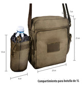 Mochila táctica inclinada con espacio exterior para botella — imagen 8 de 8
