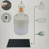 Foco LED de 18W y 700 lúmenes recargable por solar con indicador de carga — imagen 2 de 5