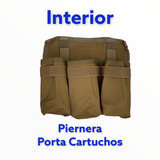 Piernera táctica impermeable porta cartuchos con sistema MOLLE — imagen 2 de 5