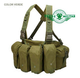 Pechera táctica con porta cargador doble para arma larga — imagen 7 de 10