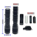 Lámpara táctica LED T9 modelo VOG105 de 10000 lúmenes con zoom — imagen 2 de 4