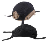 Cubierta de casco camuflaje, accesorio de performance en negro liso — imagen 3 de 7