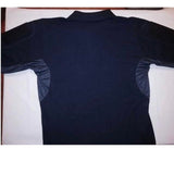 Playera polo manga larga tipo combate color azul marino — imagen 4 de 10