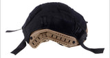 Cubierta de casco camuflaje, accesorio de performance en negro liso — imagen 4 de 7