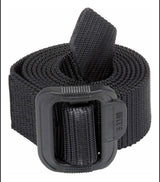 Cinturón táctico de nylon estilo servicio en negro, caqui y verde militar — imagen 3 de 6