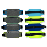 Cangurera deportiva impermeable con cinta reflejante y apertura para audífonos — imagen 2 de 2