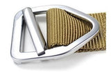 Cinturón táctico militar negro con hebilla triangular — imagen 2 de 6