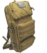 Mochila impermeable de 40 litros en caqui, negro o verde militar — imagen 3 de 6