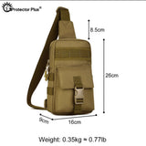 Pechera mochila impermeable de 4 litros en color caqui — imagen 2 de 6