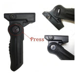 Empuñadura táctica plegable de 3 posiciones para riel de 20 mm — imagen 3 de 3