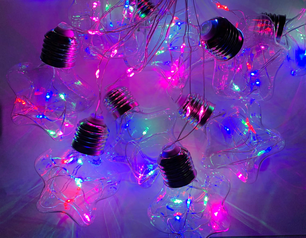 Serie de luces LED de figuras con 8 efectos luminosos y conexión USB