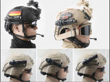 Soporte Picatinny para lámpara o láser en casco táctico — imagen 6 de 10